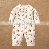 Animal Pattern Baby Infant Rompers Natural Colored Cotton Bodysuit Onesie One-piece Set thumbnail-2