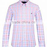 2017 New Design Plaid Men's Long Sleeve Casual Shirt Wholesale thumbnail-2