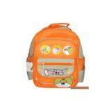 Sell School Bag (Orange With Beige) thumbnail-1