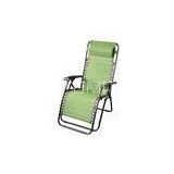 Simplified Folding Leisure Chairs / Steel Tube With Textilene Fabric Beach Chair