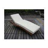Patio PE Rattan Lounge Chair , Modern Comfortable Chaise Lounge thumbnail-1