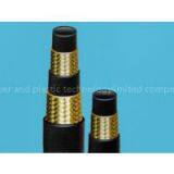 SAE 100 R1 1steel Braided Hydraulic Rubber Hose thumbnail-1