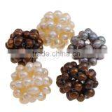 Wholesale Jewelry Natural Freshwater Pearl Mixed Colors Beads thumbnail-2