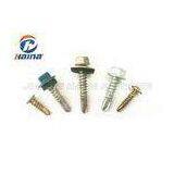 Carbon Steel Painted Self Drilling Hex Head Screws For Steel Tile Fixing OEM / ODM thumbnail-1