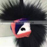 Promotional Raccoon Fur Key Chain For Car Key Ring in High Quality thumbnail-4