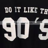 2017 Summer Mesh Cloth Splicing Printing Round Neck T-shirt thumbnail-3