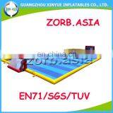 0.55mm PVC Tarpaulin Giant Cheap Inflatable Soap Soccer Field, Inflatable Water Soccer Field for Sale thumbnail-5