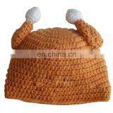 Thanksgiving Knit Crochet Turkey Hat