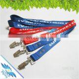 Single Custom Dye Sublimation Lanyards, Custom Logo Lanyards With Clips for Exhibition Events thumbnail-1