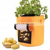 Eco-friendly Felt Material Round Felt Plant Bag thumbnail-1