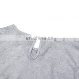 2019 New Autumn Family Look Mother Daughter Dress Long Sleeve Ruffle Grey Mom and Girls Dress (this Link for WOMAN) thumbnail-6