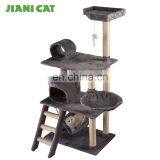 Wholesale Sisal Castle Modern Large Big Climbing Scratch Pet Scratcher Wood Condo Furniture Tower Cat Tree thumbnail-6