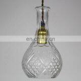 Лучшая цена на винтажные подвесные люстры - висячие светильники в форме бутылки для вина из прозрачного стекла thumbnail-1