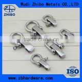 Sale high polished steel bow and d shape 4mm paracord shackle