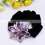 New Korean Fashion Women elastic hair band crystal stone hair band