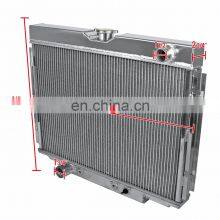 1967-1970 FRD Mu-stang/Fair-lane/Ran-chero/To-rino Mer-cury Cou-gar 390ci V8 Aluminum 3-Row Performance Radiator thumbnail-2
