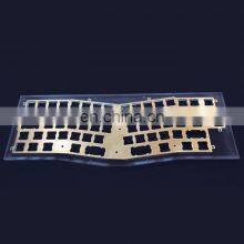 60% keyboard case custom cnc polycarbonate keyboard case PC keyboard enclosure