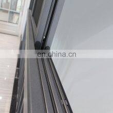 20 Years Export Experience Simple Design Frosted Glass Silver Aluminum Frame Balcony Big Sliding Window With Protection Bars thumbnail-5