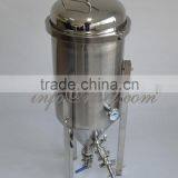 30L/7Gallon Stainless Conical Beer Fermenter With All Accessories,Wooden Case Protected, Micro Brew, Homebrew