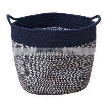 Large Royal Blue Foldable Cotton Storage Baskets Children Play Mat Toys Storage thumbnail-1