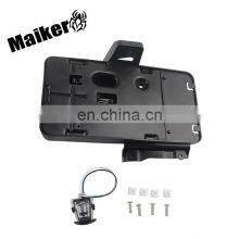 Offroad Rear License Plate for Jeep Wrangler JK 07+ 4x4 Accessories Maiker License Rock Holder thumbnail-3