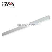 Modern Office Hotel Indoor Aluminum Smd Hanging 3000k 4000k 5000k 20w 40w Led Linear Lamp thumbnail-1