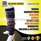 OM3264 OEM Service O.MOSA 3G Wool Fancy Yarn Sport Knit Leg Warmers Socks thumbnail-4