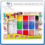 Mini Qute DIY Ironing Hama Perler Beans 3D Jigsaw Pattern Model Building Block Pegboard Educational Toy (Accept OEM) NO.BT-0057C