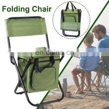 Multi-Function Portable Detachable Backpack Folding Stool With Cooler Bag for Fishing Beach, Camping and Outing Chair thumbnail-2