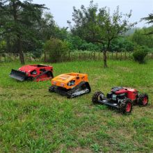 remote control mower for slopes, China remote controlled lawn mower price, remote brush mower for sale