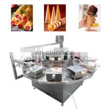 Automatic Small Ice Cream Cone Shaper Forming Waffle Baker Making Machine Supplier and Bowl Maker Machine thumbnail-2