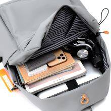 College Student Computer Bag High Quality Durable Waterproof Fabric Laptop Backpack thumbnail-4