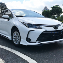 The Toyota Corolla Car is Surrounded by a 20-23 Carora Front-and-rear Spoiler, and Has a Sill Chin and a Crash-proof Skirt thumbnail-5