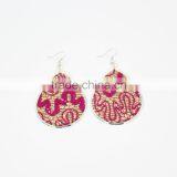 2015 New Handmade Lace Pattern Drop Earring High Quality Fashion Earring thumbnail-2