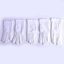 White Ceremony Masonic Cotton Glove With Embroider Logo thumbnail-3
