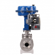 Pneumatic Globe Valve PN16 PN25 PN40 Stainless Steel CF8/CF8M Pneumatic Actuator Control Stop Globe Valve thumbnail-3