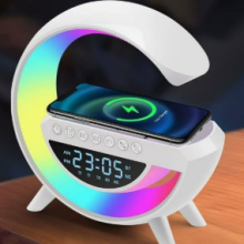 Multifunctional Bluetooth Speaker, Multifunctional Wireless Charging Speaker, Colorful Alarm Clock,Mobile Wireless Charging Speaker thumbnail-1