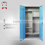 WLS Indian Alimirah Style Metal Double Door Wardrobe Design thumbnail-1