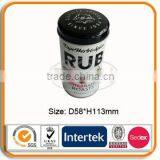 Round Tin Box for Pepper & Spice Tin Box