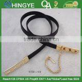 Long Size Gold Color Buckle PU Belt --- E1537 thumbnail-1