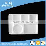 5 Compartment Melamine Fast Food Lunch Tray