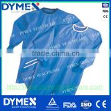 Adjustable neckline SMS disposable Surgical Gown