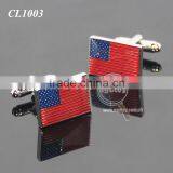 American USA Flag Men Sleeve Shirt Alloy Metal Cuff Links Patriotism Star-spangled Banner Souvenir Metal Custom Cufflinks thumbnail-4