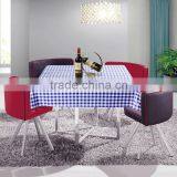 Different Backing Flannel Tablecloth/ PVC With Non-woven Tablecloth