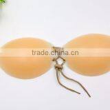 OEM Customized Cheap Nude Silicone Invisible Teardrop Strapless Plus Size Bra thumbnail-2
