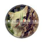 Home Wall Decoration Glass Hand Clock