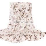 >>SW16739 Fashion New Butterfly Printed Shawl Scarf/# thumbnail-2