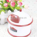 Plastic Pvc House Shape Coin Bank With Lock for Kids