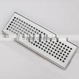 Stainless Steel Linear Shower Floor Drain With Wedge Wire Grate thumbnail-4