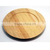 Round Wood Plate Round Wooden Tray Wood Plate Wholesales thumbnail-1